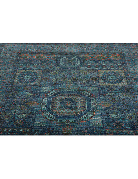 Rug Mamlouk Pakistan 150x200 Petrol Blue Azure
