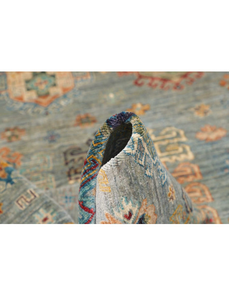 Tappeto Tribal Pakistan 123x177 Blu Petrolio