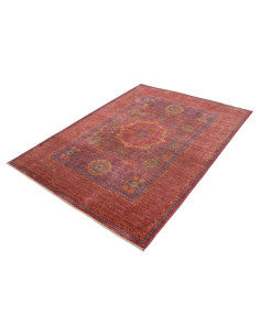 Rug Mamlouk Pakistan 151x201 Terracotta Red Blu 2