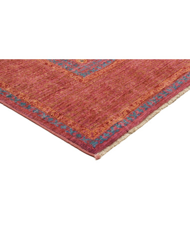 Rug Mamlouk Pakistan 151x201 Terracotta Red Blu