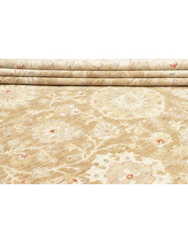 Tappeto Bamyan Pakistan 305x426 Beige Oro Crema