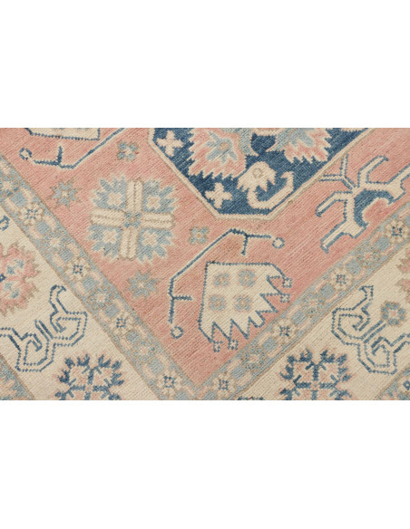 Tappeto Kazak Afghanistan 121x179 Rosa Pesca Bl