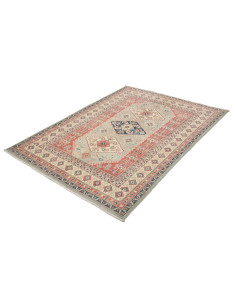 Tappeto Kazak Afghanistan 147x194 Azzurro Chiar 2