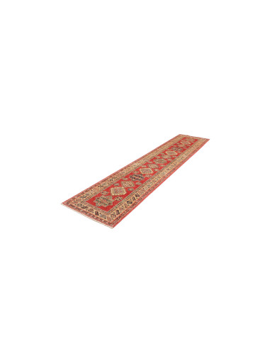 Tappeto Kazak Fine Pakistan 73x317 Rosso Terrac