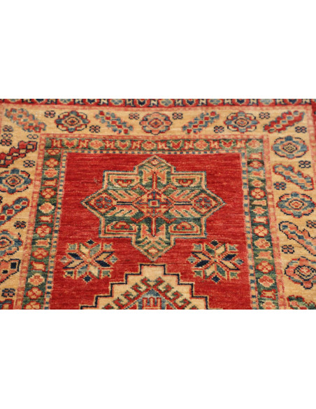 Tappeto Kazak Fine Pakistan 73x317 Rosso Terrac