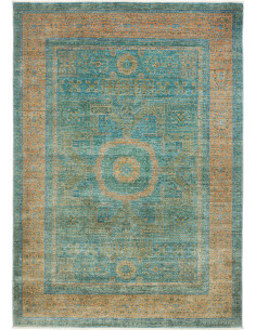 Rug Mamlouk Pakistan 173x240 Teal Terracotta Bl