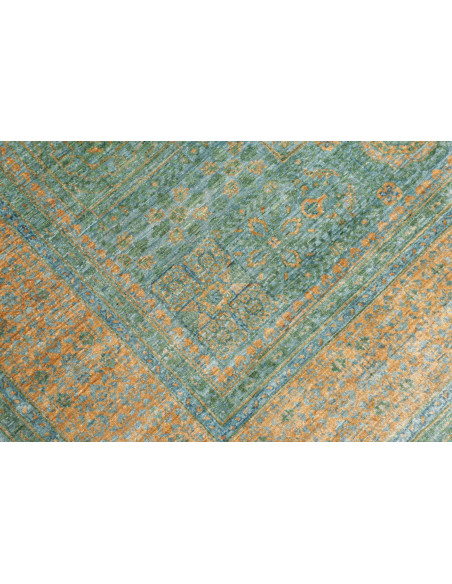 Rug Mamlouk Pakistan 173x240 Teal Terracotta Bl