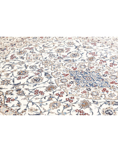 Tappeto Nain 9la Persia 214x317 Bianco Crema Bl