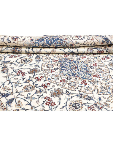 Tappeto Nain 9la Persia 214x317 Bianco Crema Bl