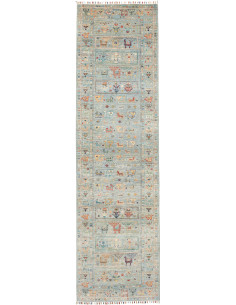 Tappeto Rubin Pakistan 80x295 Azzurro Polvere A