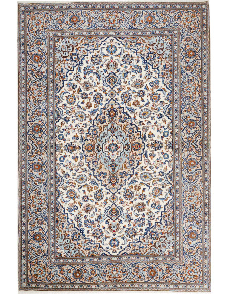 Kashan 200x303 Cm Kashan Persia Hand-carded Wool warp: