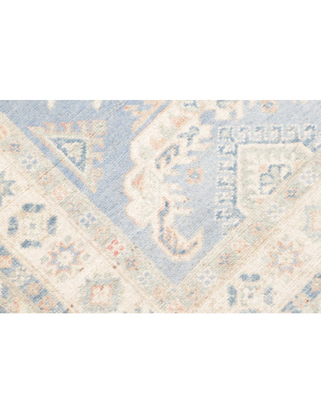 Rug Kazak Afghanistan 83x298 Light Blue Cream P