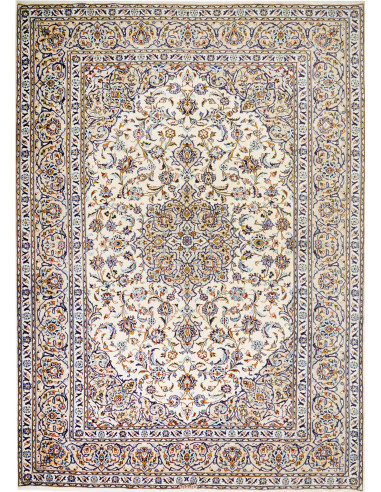 Kashan 257x363 Cm Kashan Persia Lana Cardata A Mano ordito: