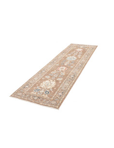 Rug Kazak Afghanistan 84x297 Taupe Brown Sky Bl 2