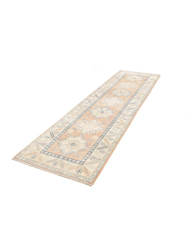 Tappeto Kazak Afghanistan 80x290 Rosa Pesca Azz