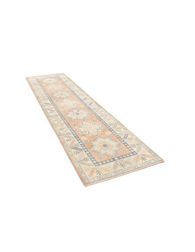 Tappeto Kazak Afghanistan 80x290 Rosa Pesca Azz
