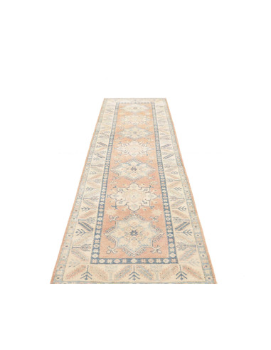 Tappeto Kazak Afghanistan 80x290 Rosa Pesca Azz