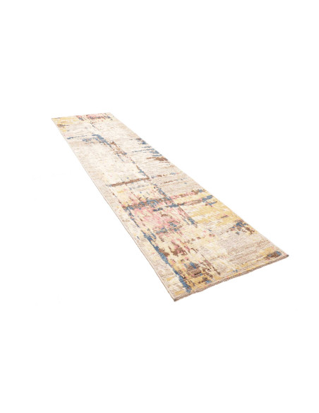 Rug Gabbeh Marrakech Pakistan 81x313 Cream Blue
