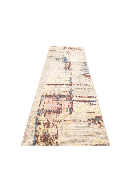Rug Gabbeh Marrakech Pakistan 85x306 Cream Beig