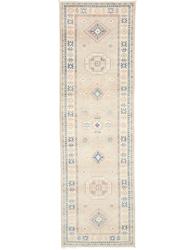 Tappeto Kazak Afghanistan 87x284 Beige Tenue Bl