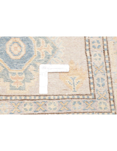 Tappeto Kazak Afghanistan 85x290 Grigio Blu Ten
