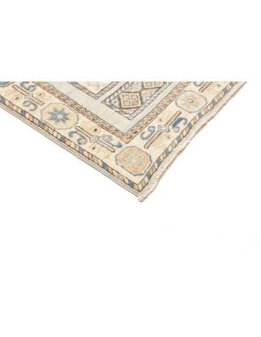 Rug Kazak Afghanistan 88x328 Cream Light Blue B