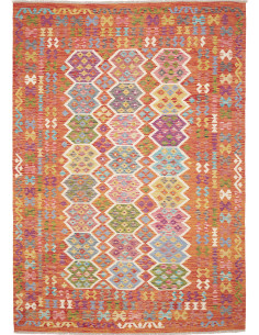 Rug Kilim Afghanistan 205x292 Terracotta Orange