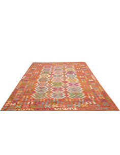 Tappeto Kilim Afghanistan 205x292 Arancione Ter 2