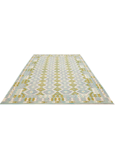 Rug Kilim Afghanistan 205x296 Aquamarine Blue O