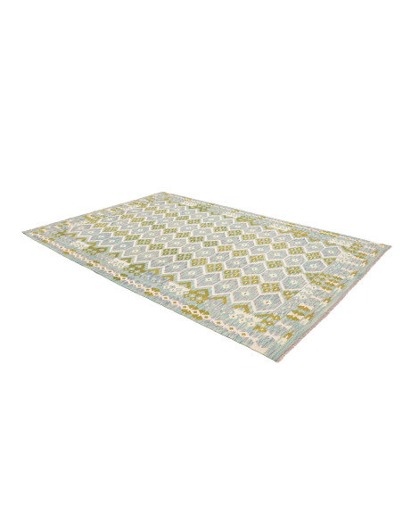 Tappeto Kilim Afghanistan 205x296 Azzurro Acqua