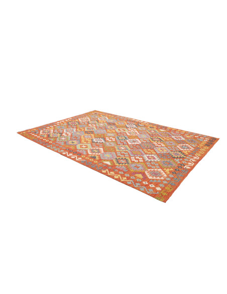 Tappeto Kilim Afghanistan 207x294 Arancione Ter