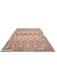 Tappeto Kilim Afghanistan 208x294 Blu Denim Azz 2