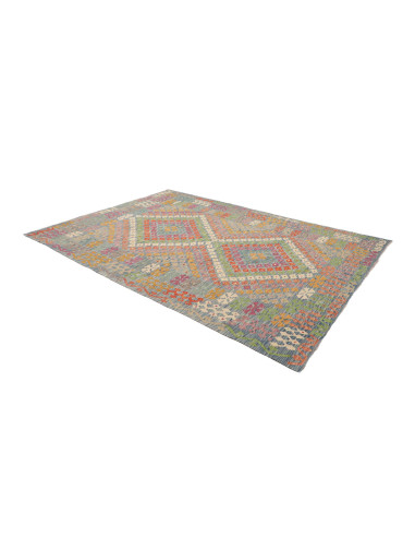 Rug Kilim Afghanistan 212x293 Light Blue Vibran