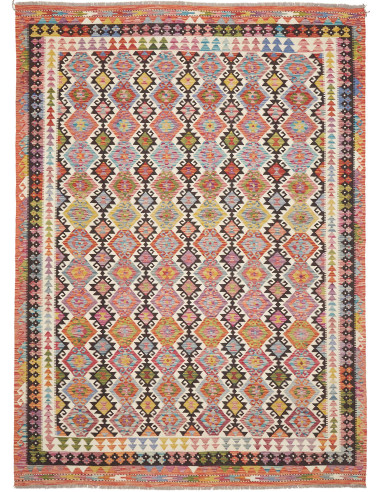 Tappeto Kilim Afghanistan 213x296 Multicolore R