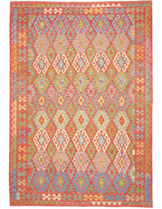 Rug Kilim Afghanistan 205x296 Red Orange Terrac