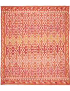 Tappeto Kilim Afghanistan 260x293 Arancione Ros