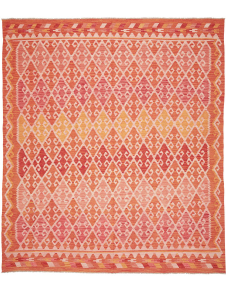 Tappeto Kilim Afghanistan 260x293 Arancione Ros