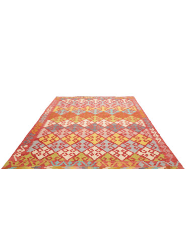Tappeto Kilim Afghanistan 203x297 Rosso Terraco