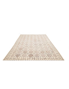 Rug Kilim Afghanistan 206x295 Light Grey Cream 2