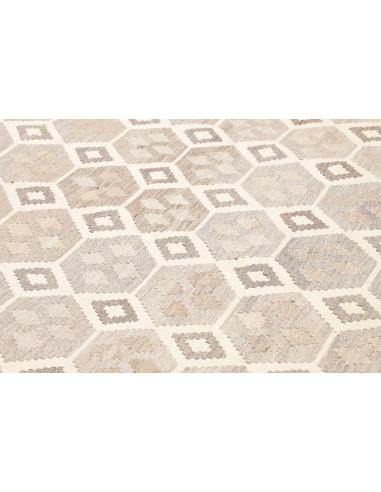 Tappeto Kilim Afghanistan 206x295 Grigio Chiaro