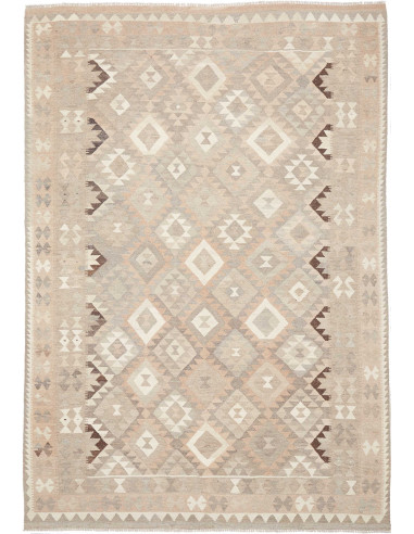 Tappeto Kilim Afghanistan 204x295 Beige Crema G