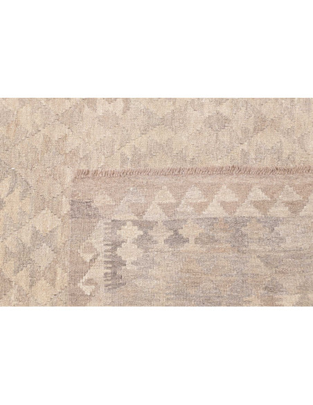 Tappeto Kilim Afghanistan 208x294 Grigio Crema