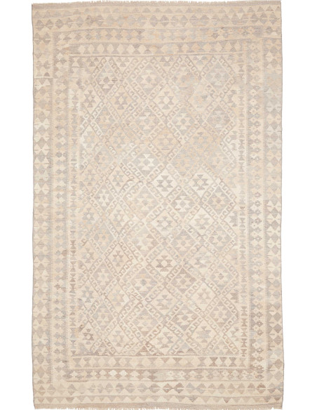 Tappeto Kilim Afghanistan 187x300 Beige Crema B