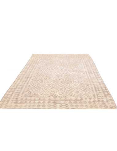 Tappeto Kilim Afghanistan 187x300 Beige Crema B