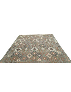 Rug Kilim Afghanistan 204x296 Aqua Green Brown 2