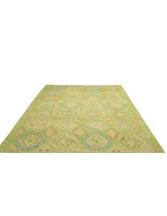Rug Kilim Afghanistan 203x298 Light Green Paste 2
