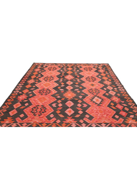 Rug Kilim Afghanistan 209x292 Charcoal Grey Cor