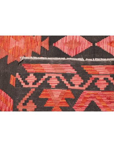 Rug Kilim Afghanistan 209x292 Charcoal Grey Cor