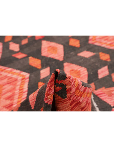 Tappeto Kilim Afghanistan 209x292 Grigio Antrac