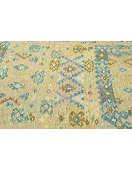 Rug Kilim Afghanistan 208x293 Beige Sky Blue Li